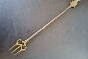 Antique Old Revenge 1558 Ship Boat Vintage Brass Toasting Fork