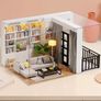 DIY Dollhouse Miniature Kit with Furniture, 3D Wooden Miniature House with Dust Cover and Music Movement, Miniature Dolls House kit (FREE POSTAGE) Image 2