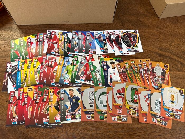 Topps Panini 4Kg / 1600+ football Cards Lot Bulk Bundle all different