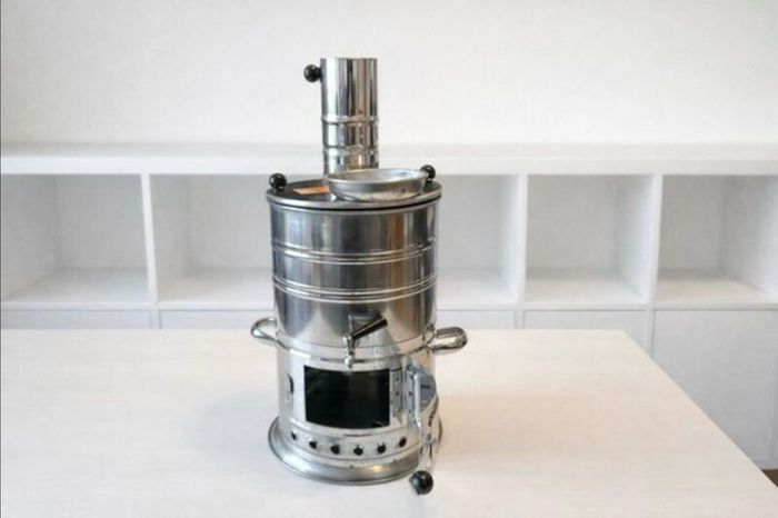 Samovar Brand New Stainless Steel Wood Fired 4L Single Tap (No Teapot)