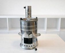 Samovar Brand New Stainless Steel Wood Fired 4L Single Tap (No Teapot)