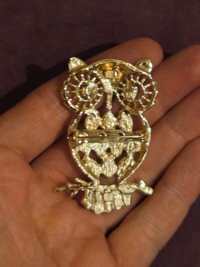 Ladies Owl Brooch