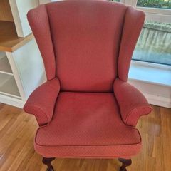 Queen Anne Wingback Armchair