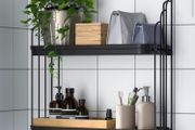 Black Metal Wall Shelf