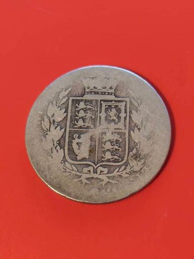 Victoria young head silver half-crown