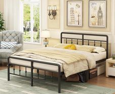 King Size Bed Frame 5ft with Headboard and Footboard