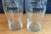 Two Tuborg Pint glasses