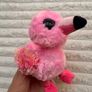 Aurora Yoohoo and Friends Pinkee Flamingo Plush approx. 15 cm. (without legs) Used Please see photos Image 5