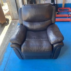 Leather armchair  recliner collect from lucan