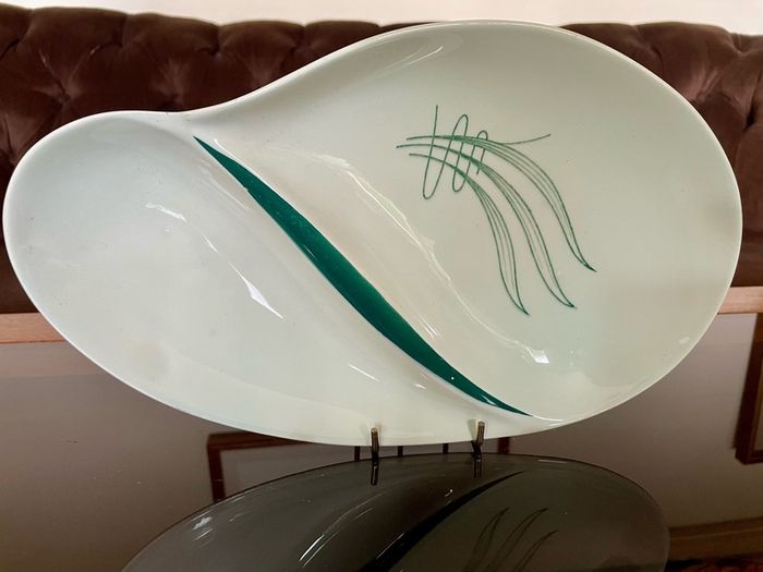 Vintage green Carlton ware Windswept Design 1950s 60s