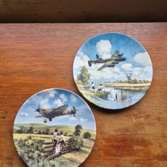 Royal Doulton Limited Edition Collector's plates Low Numbers and Series. Spitfire. Military. Airplane. Aircraft. Heroes of the Sky collection.