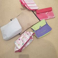 6 x cosmetic pouches
