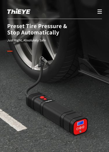 Air Compressor Digital Tire Inflator For Auto Motorcycle Bicycle