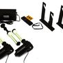 2 x Wall Mounted Motorized Support System Wall or Stand for 2 backgrounds Image 4