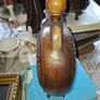 Beautiful Old Large Hand Carved Wooden Flask., Postage Available or Collection, Lots more Antiques and Collectables including Oil Lamps in my other ads, Image 5
