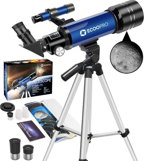 CURRENTLY ON SALE FOR 100 EURO Telescopes for Kids Beginners,70mm Astronomy Refractor Telescope with Adjustable Tripod Portable Scope for Adult Children (FREE POSTAGE)