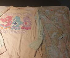 girls pjs care bears