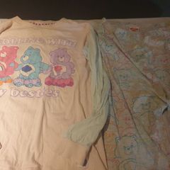 girls pjs care bears