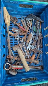 vintage old classic tools hammer Rachet