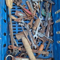 vintage old classic tools hammer Rachet