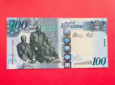 Botswana  100 Pula  2010. Pick 33b. ( Uncirculated )