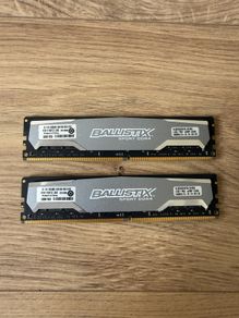 2x8GB Ram Crucial Ballistix Sport DDR4 2400MHz