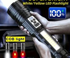 Tiktok 1pc Super Bright LED Flashlight, USB Rechargeable Handheld Torch