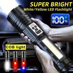 Tiktok 1pc Super Bright LED Flashlight, USB Rechargeable Handheld Torch