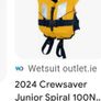 spiral Lifejacket Baby 100N brand New Image 5