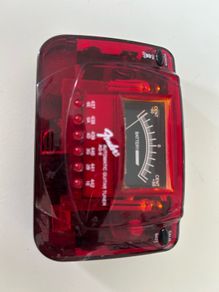 Red Fender Guitar Tuner