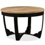 Side Table Solid Rough Mango Wood 60x40 cm Image 2