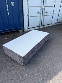 Single Divan bed with mattress.