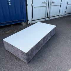 Single Divan bed with mattress.