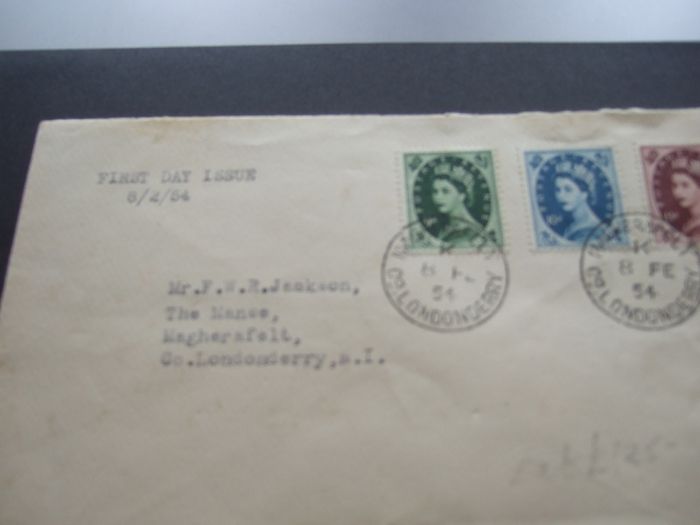 Queen Elizabeth First Day Cover Stamps.