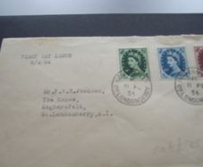 Queen Elizabeth First Day Cover Stamps.