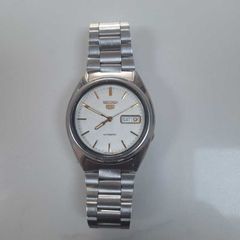 Seiko 5 Automatic Day Date Stainless Steel Mens Watch