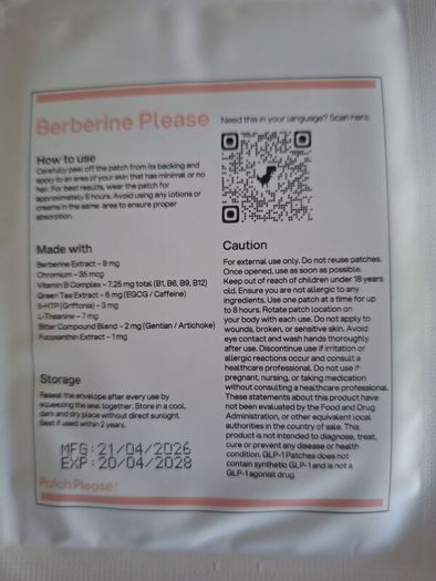 30 x Weight loss patches