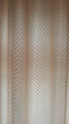 Textured light brown swirl patterned eyelet curtains from The Glenmount Collection made of polyester  size h 230cm, w 220cm (each)