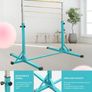 Gymnastics Bar Horizontal Bar with Gymnastic Rings for Kid 13 Height Adjustable, Junior Training Kip Bar Gymnastics Training Equipment for Home Gym Indoor Garden Outdoor Image 3