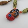 Antique Venetian Style Old Face Glass Beads & Old Face Glass Beads Necklace Image 7