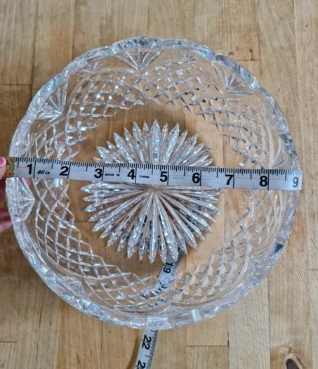 Stunning Vintage 9inch Waterford Crystal Serving Bowl