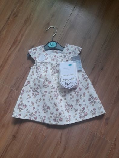 Baby dress with tights to match