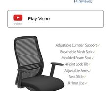 NV Ergonomic Posture Office Chair