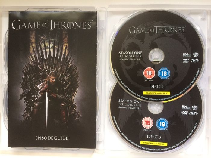 Game Of Thrones (Complete Collection 1-8 + Conquest & Rebellion) [DVD TV Boxsets]