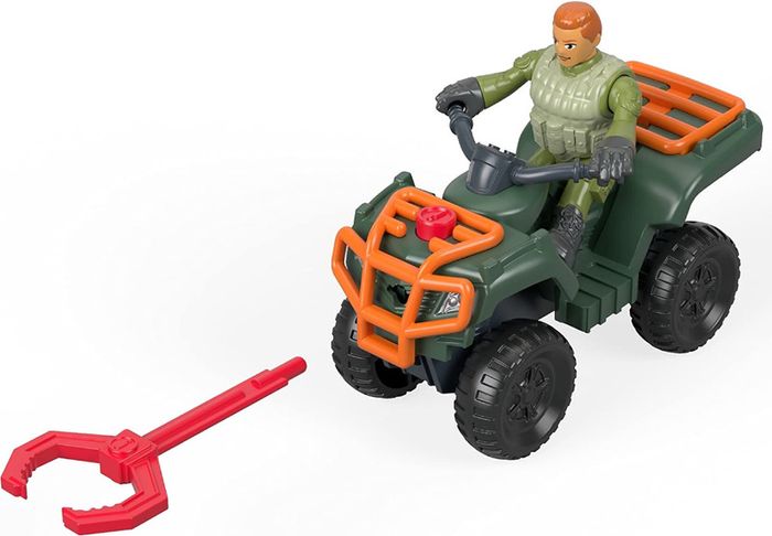 BRAND NEW Imaginext Jurassic World, ATV & Technician Action Figure