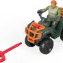 BRAND NEW Imaginext Jurassic World, ATV & Technician Action Figure Image 3
