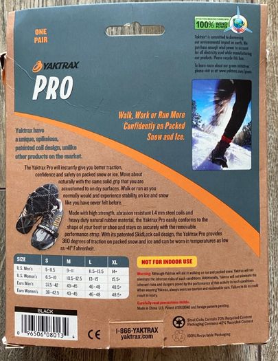 Yaktrax Pro - Ice Grips (price drop)