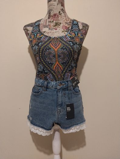 Denim Shorts, New With Tags