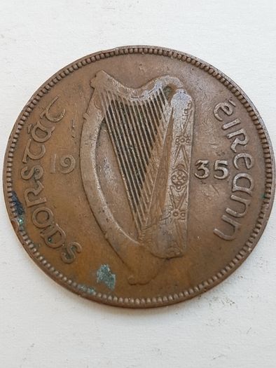 1930's 1d Pingin (Penny) Coins x 5