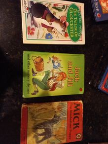 Vintage Ladybird Books- Beatrix PotterThe Tailor of Glouchester, Jack abd Jill and other nursery rhymes, Mick The Disobedient Puppy